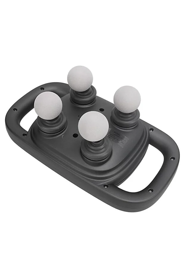 Relax Gürültüsüz 4 Başlıklı Masaj Tabancası Ergonomik Derin Doku Sırt Ve Boyun Masaj Tabancası